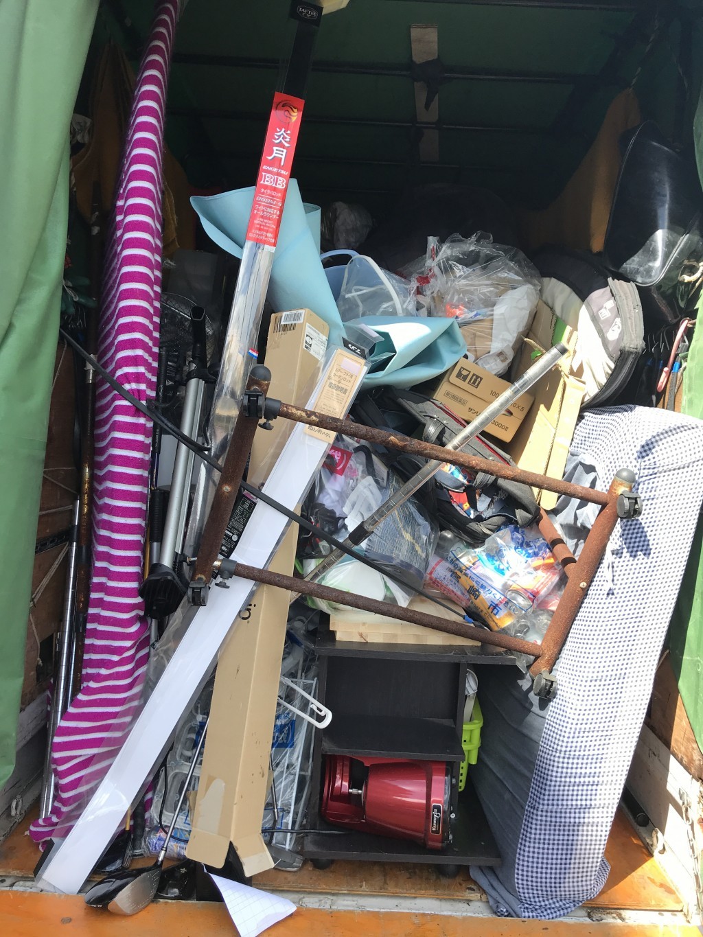【常陸太田市】家電など軽トラ一台分の不用品回収☆リピート割引適用でお喜びいただけました!