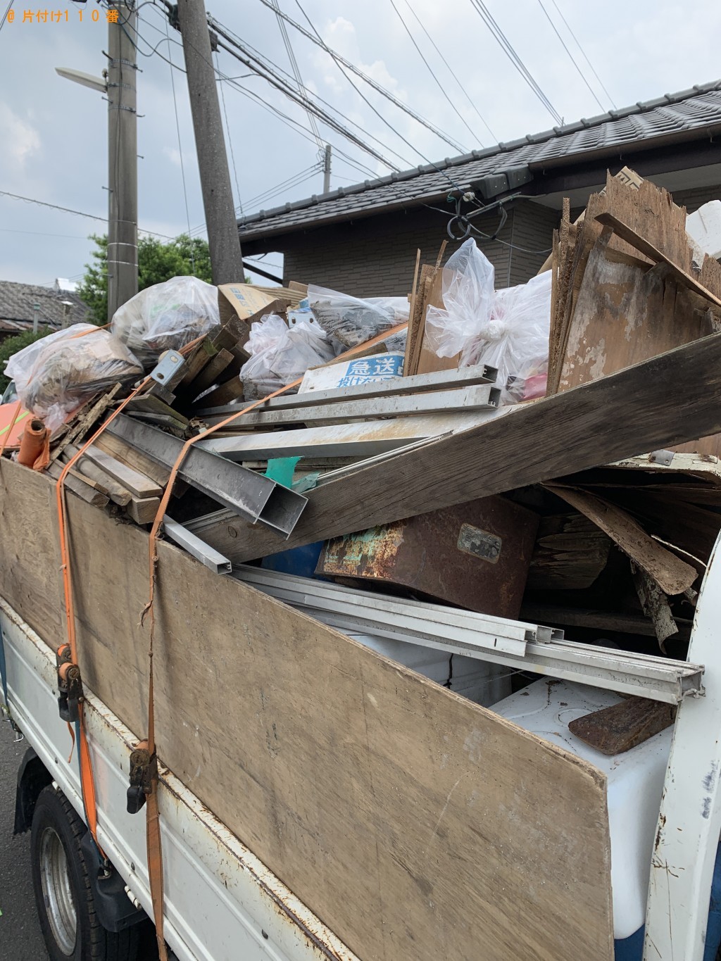 【大田原市】2t1台分の出張不用品回収・処分ご依頼