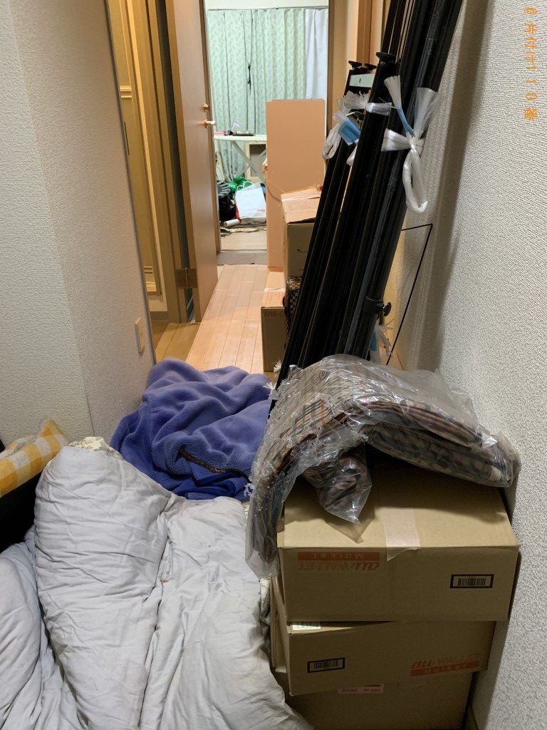 【坂東市】食器棚、キャットタワー、ハンガーラック等の回収・処分