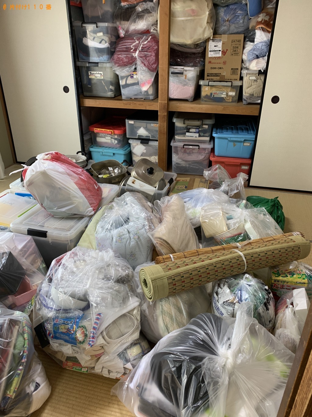 【刈谷市】2tトラック1台程度の出張不用品の回収・処分ご依頼
