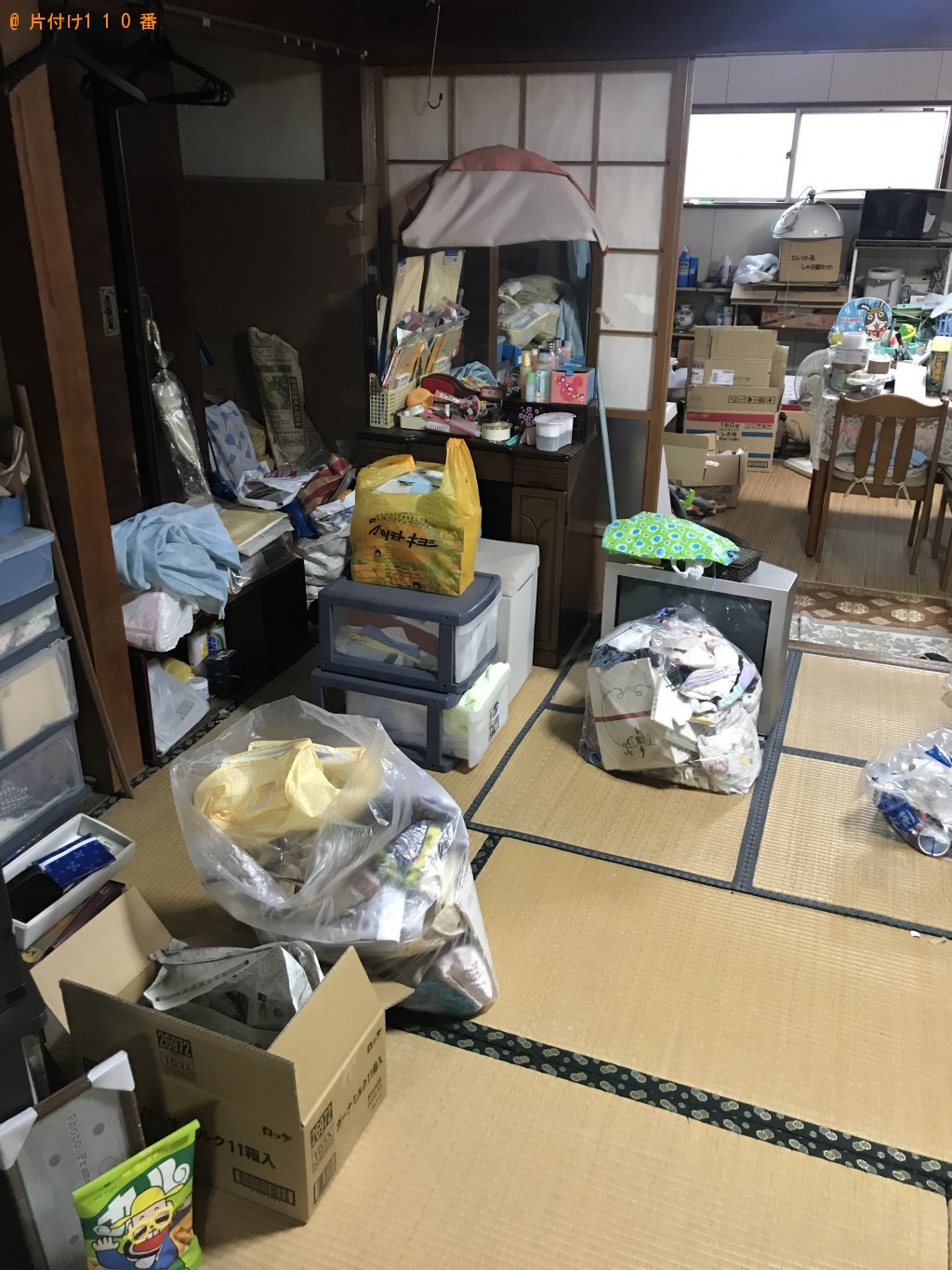 【南魚沼市】タンス、衣類、陶器等の回収・処分ご依頼 お客様の声
