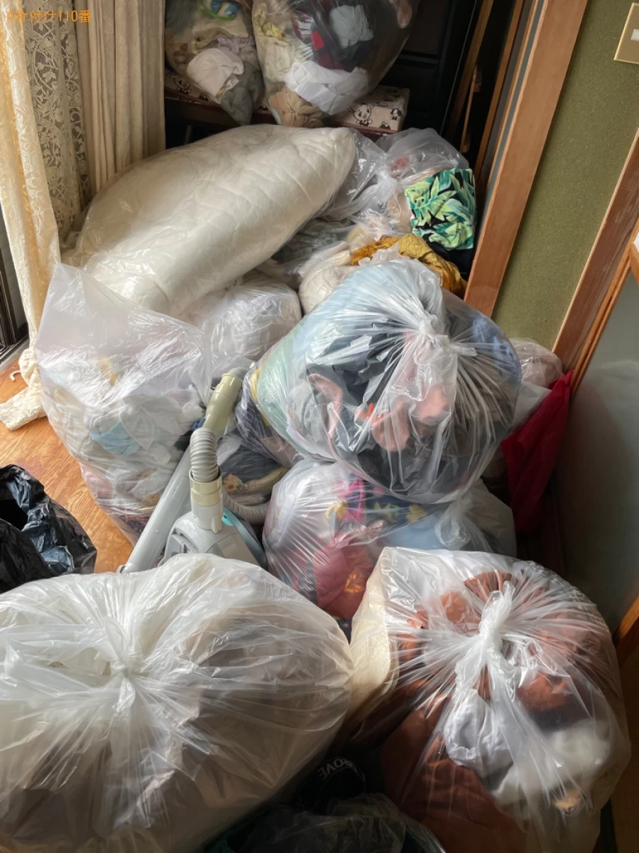 【宮崎市】タンス、ベッド、布団、衣類、掃除機、一般ごみ等の回収